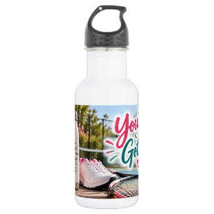 Liebe Tennis Inspirierendes Sportdesign Edelstahlflasche