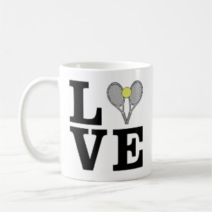 Liebe Tennis Kaffeetasse