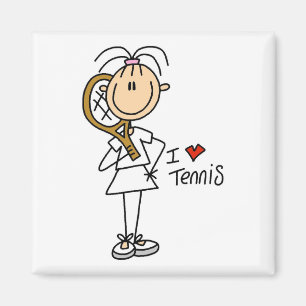 Liebe Tennis Magnet