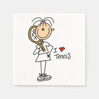 Liebe Tennis Papier Napkins Serviette