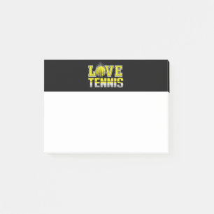 Liebe Tennis Post-it Klebezettel