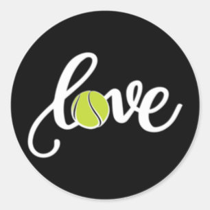 Liebe Tennis Sticker Tennis Ball