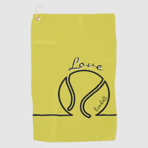 "Liebe" Tennis Sweat Towel Golfhandtuch