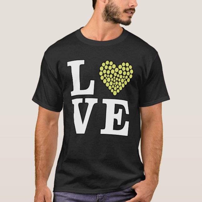 Liebe Tennis T-Shirt (Vorderseite)