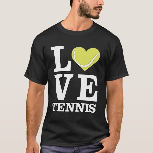 Liebe Tennis T-Shirt (Vorderseite)