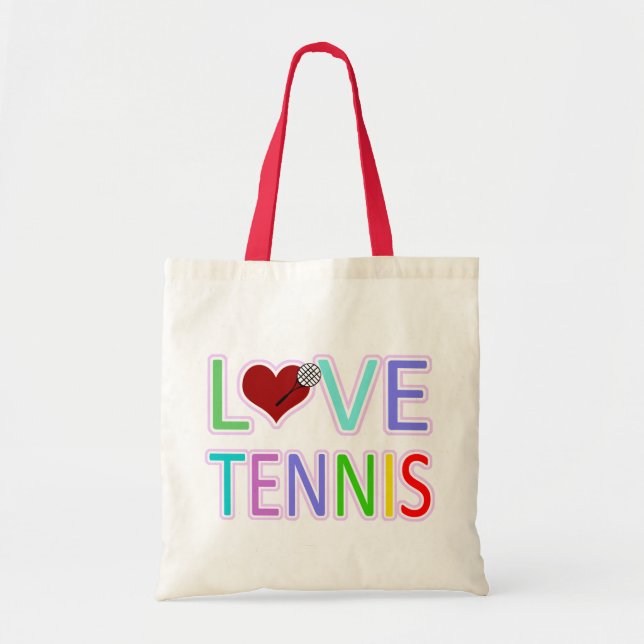 LIEBE-TENNIS TRAGETASCHE (Vorne)
