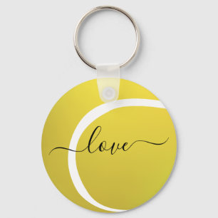 LIEBE Tennisball Schlüsselanhänger