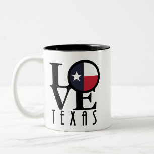 LIEBE Texas 11oz Zweifarbige Tasse