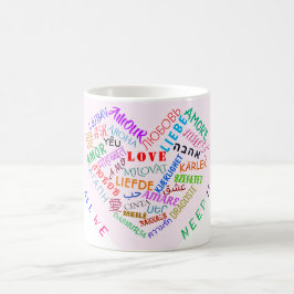Liebe Text Kaffee Tasse Geschenk mit Herz