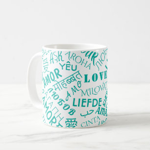 Liebe Text-Kaffee-Tasse wählen Farbe Kaffeetasse