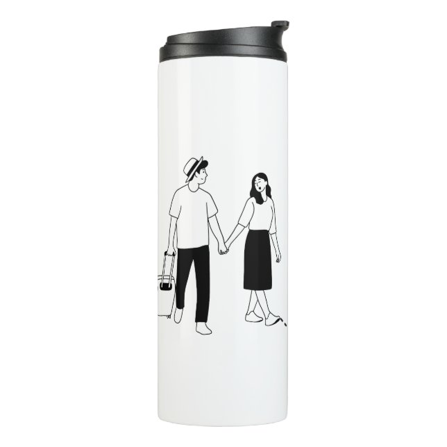 Liebe Thermosbecher (Nach links gedreht)