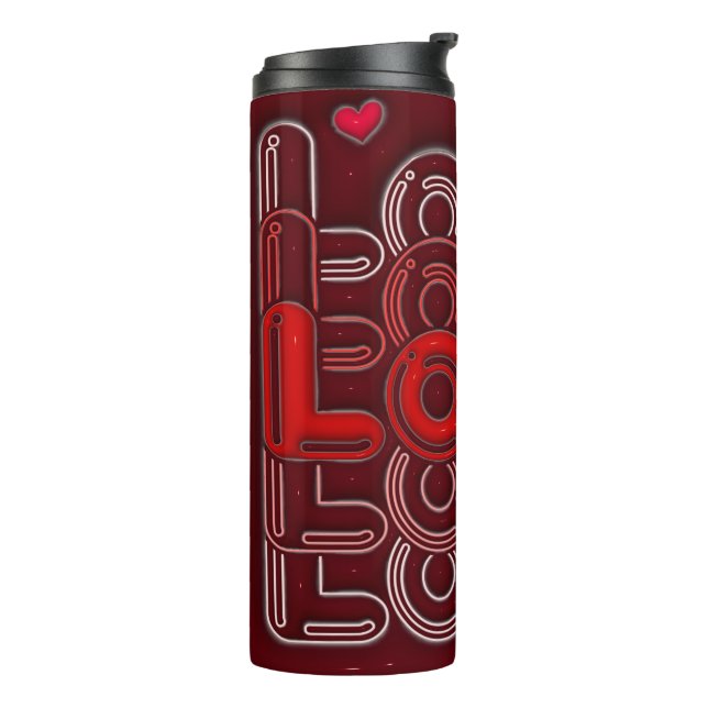 Liebe Thermosbecher (Nach links gedreht)