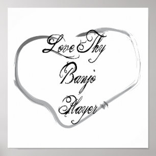 Liebe Thy Banjo Player Poster