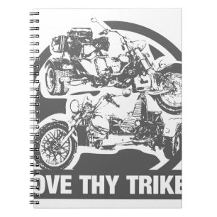 Liebe thy trike - Motorrad Notizblock
