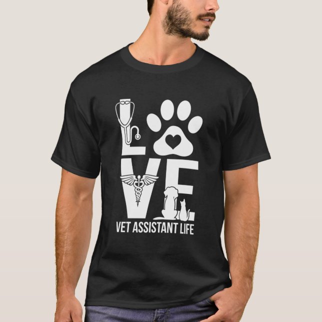 Liebe Tierärztin T-Shirt (Vorderseite)