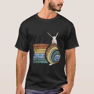 Liebe Tiere Retro Snail Design Idee für Snai T-Shirt