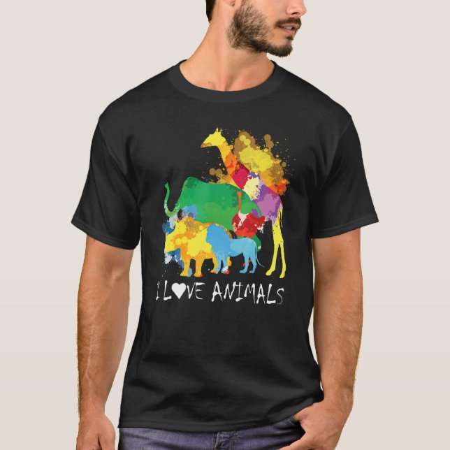 Liebe - Tierrechte T-Shirt (Vorderseite)