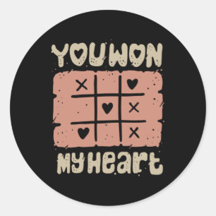 LIEBE TIK TOK RUNDER AUFKLEBER