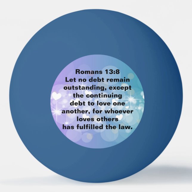 Liebe Tischtennisball (Vorderseite)