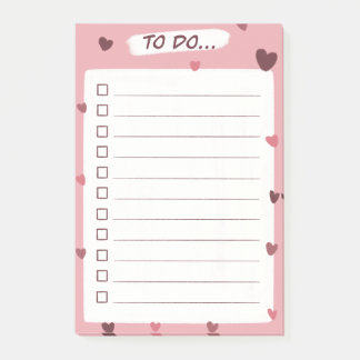 Liebe To Do List Post it notes Post-it Klebezettel