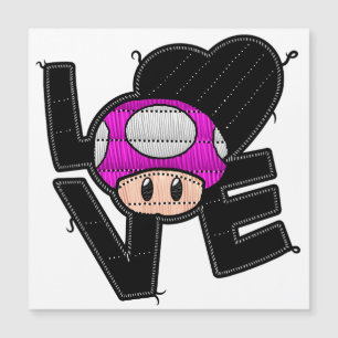 Liebe Toad - rosa Magnet