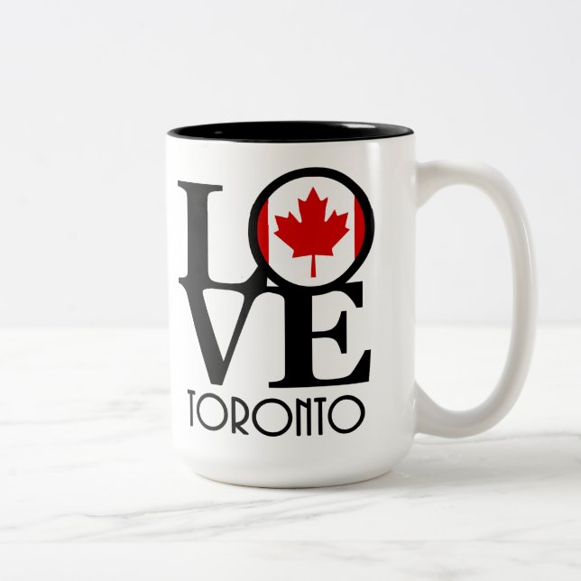 LIEBE Toronto 15oz Zweifarbige Tasse (Rechts)