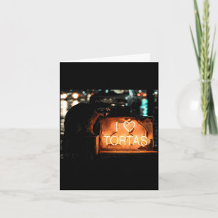 Liebe Tortas Waschbär mexikanisches Essen  Karte