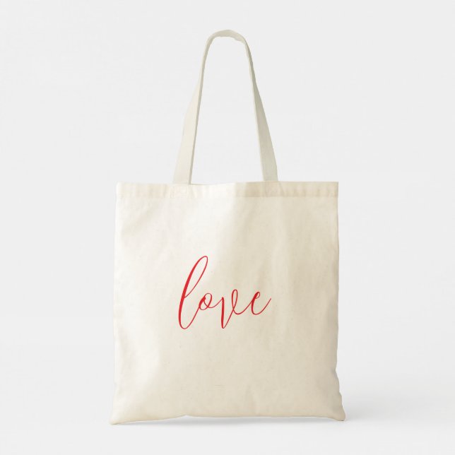 LIEBE TOTE BAG TRAGETASCHE (Rückseite)