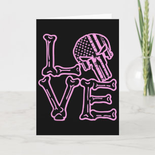 Liebe Totenkopf Valentinsgrafik Für Paare  Karte