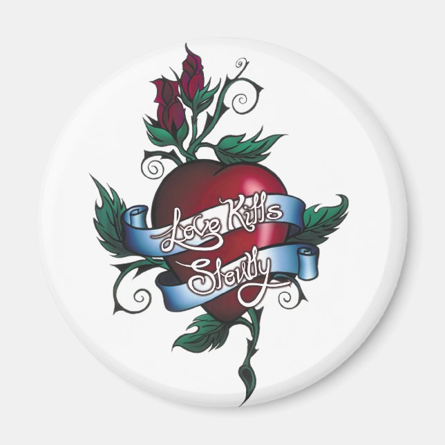 Liebe tötet langsam magnet (Vorne)