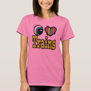 Liebe-Trains für helles Auge T-Shirt