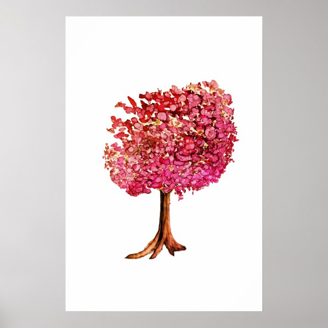 Liebe Tree Cherry Blossom Poster (Vorne)