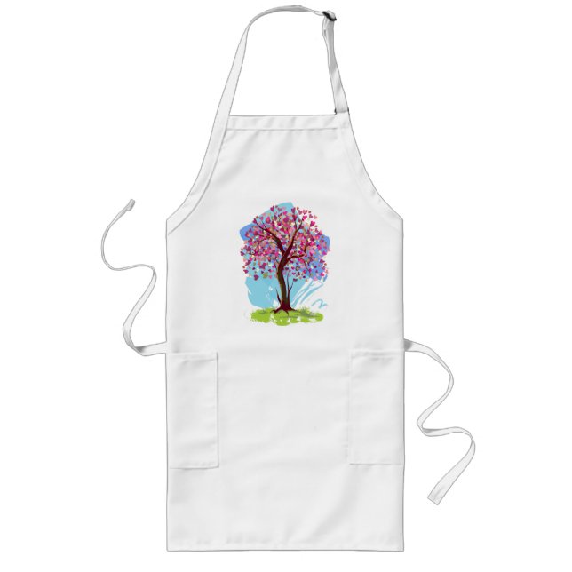Liebe Tree Lange Schürze (Vorne)
