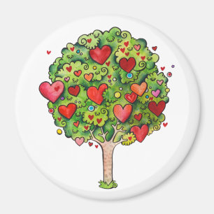 Liebe Tree Magnet