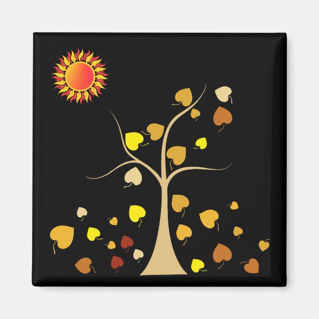 Liebe Tree Magnet (Vorne)