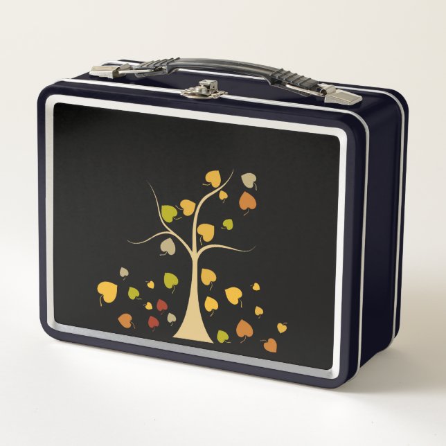 Liebe Tree Metal Lunch Box (Vorderseite)