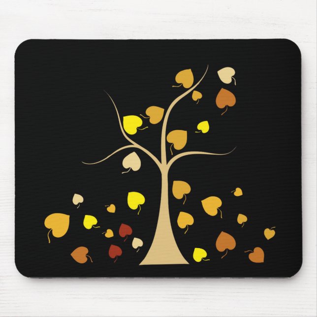 Liebe Tree Mouse Pad Mousepad (Vorne)