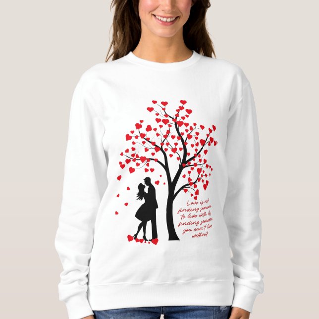 Liebe Tree Sweatshirt (Vorderseite)
