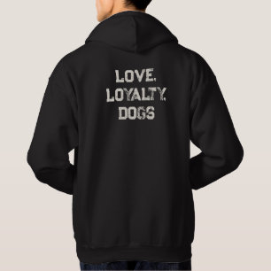 'Liebe, Treue, Hunde ' Vatertag Geburtstag Lustig Hoodie