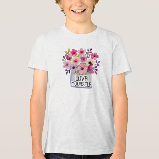 Liebe Tri-Blend Shirt (Vorderseite)