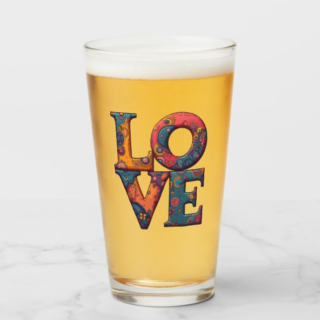 Liebe Trinkgläser Glas (Vorne (Gefüllt))