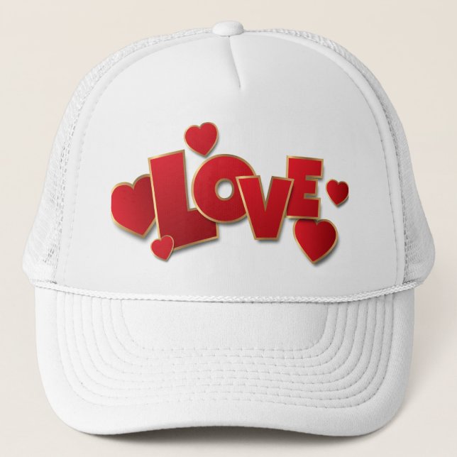 LIEBE Trucker Hat, Trucker Hat Truckerkappe (Vorderseite)