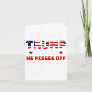 Liebe Trump, weil er die Leute, die ich kann, verä Karte