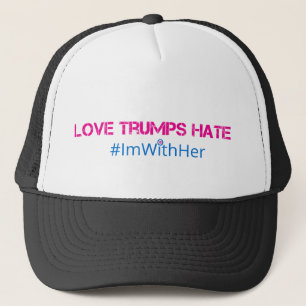 Liebe-Trumpf-Hass-Fernlastfahrer-Hut Truckerkappe