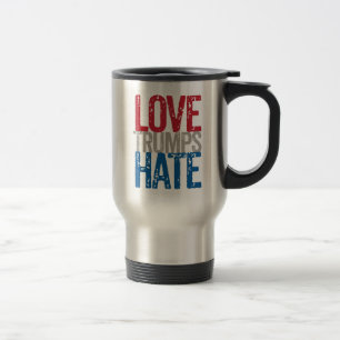 Liebe-Trumpf-Hass-Kaffee-Tasse Reisebecher