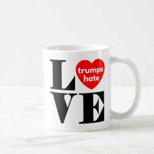 Liebe Trumps Hate Kaffeetasse