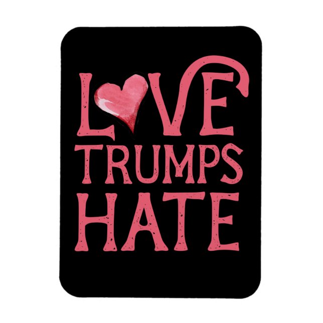 Liebe Trumps Hate Magnet (Vertikal)