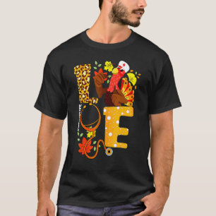 Liebe Truthahn Stethoskop Krankenschwester Leben C T-Shirt