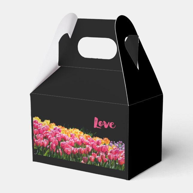 Liebe Tulip Garten Geschenkschachtel (Vorderseite)