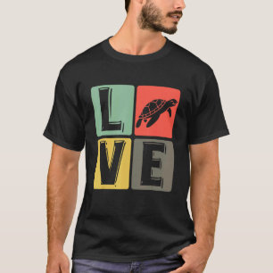 Liebe Turtle Ocean Süße Tier T-Shirt